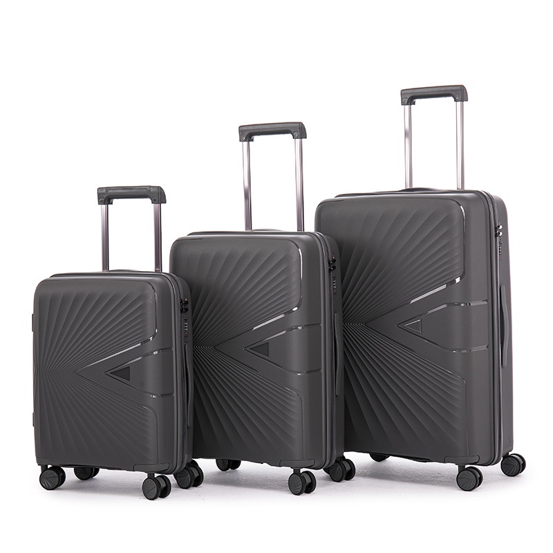 New Design Black Polypropylene PP Luggage for Men and Women – Trolley Bag and Suitcase price
