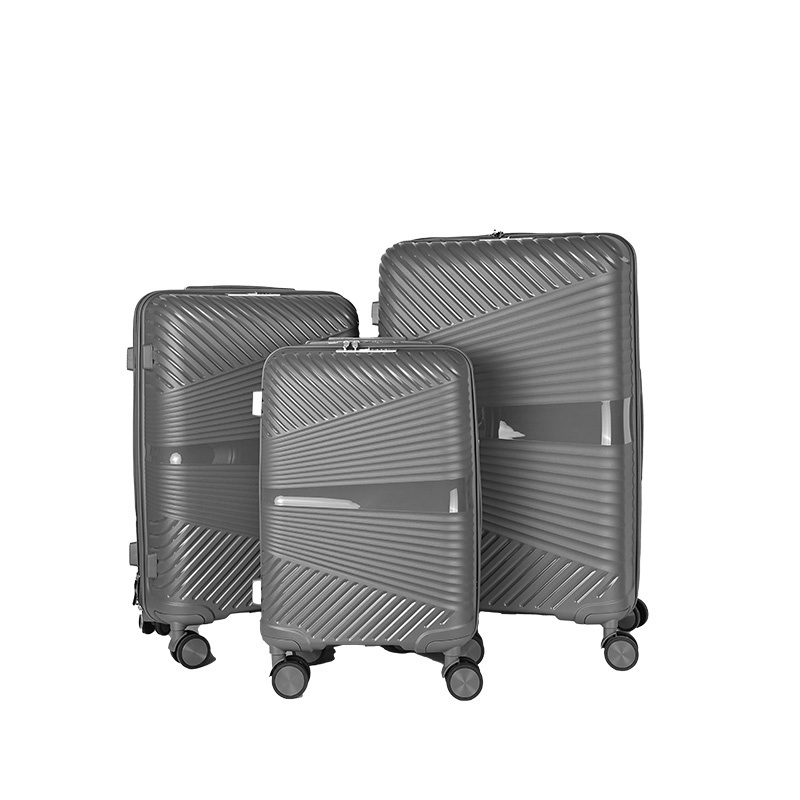 Stylish Design 100% PP Trolley Travel Luggage Set (4 Sizes) with Corner Bumpers – Trolley Travel Luggage and Trolley Luggage price
