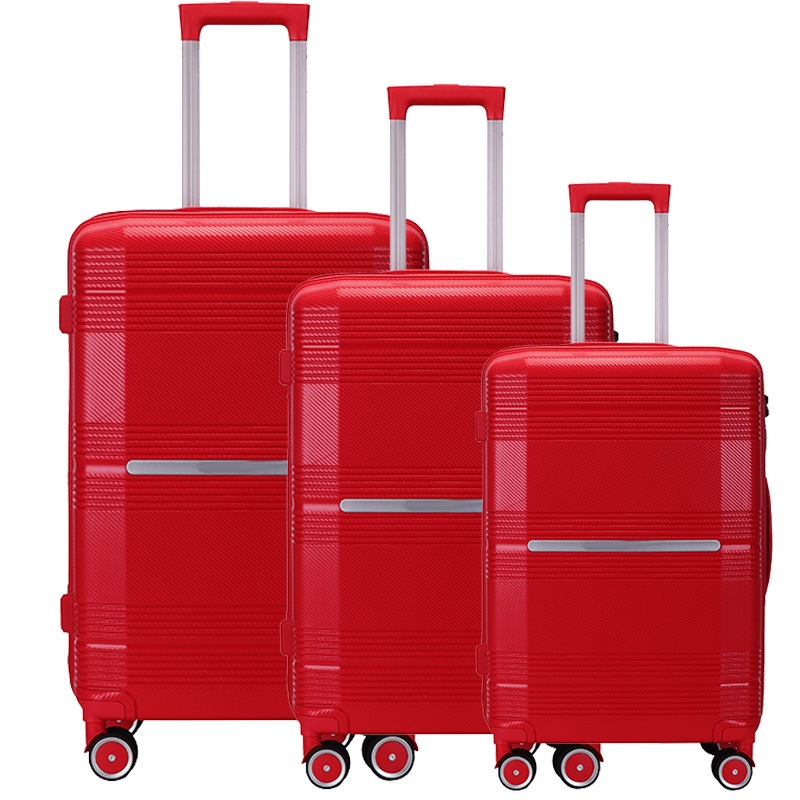 Newly Lauched Fashion 100%PP silent Wheels Tsa Lock Travel Trolley Luggage Bag – Trolley Luggage and Travel Luggage price