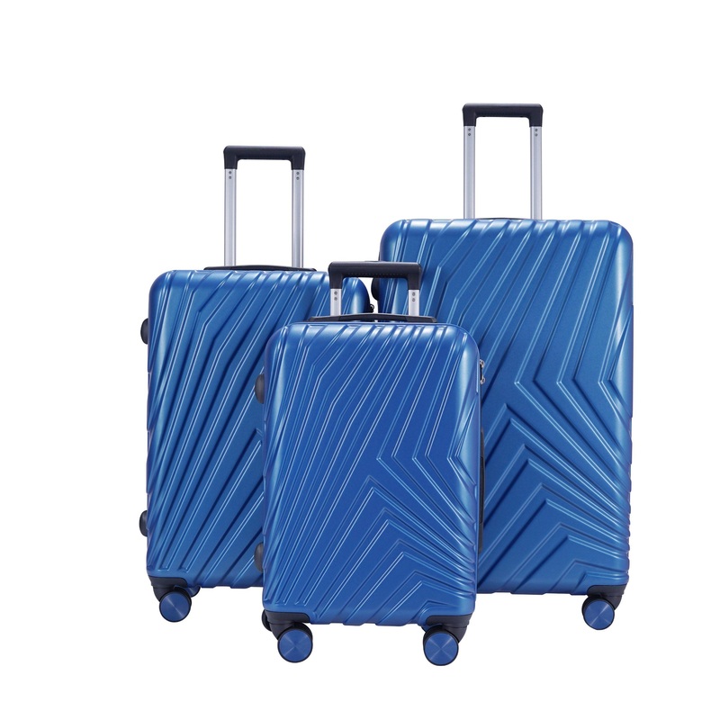 Blue Cabin Luggage Suitcase Rolling Trolley Bags with Hardside Expandable Large Size Design – Luggage and Suitcase price