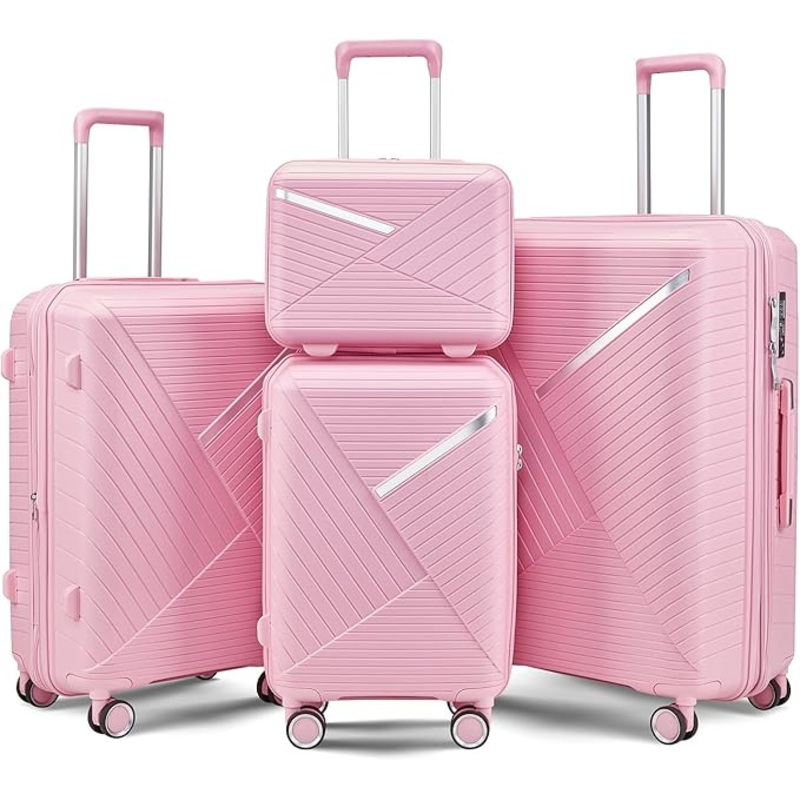 Family Vacation Checked Luggage – Color-Coded Handles – Luggage Bag Sets and PP Luggage price