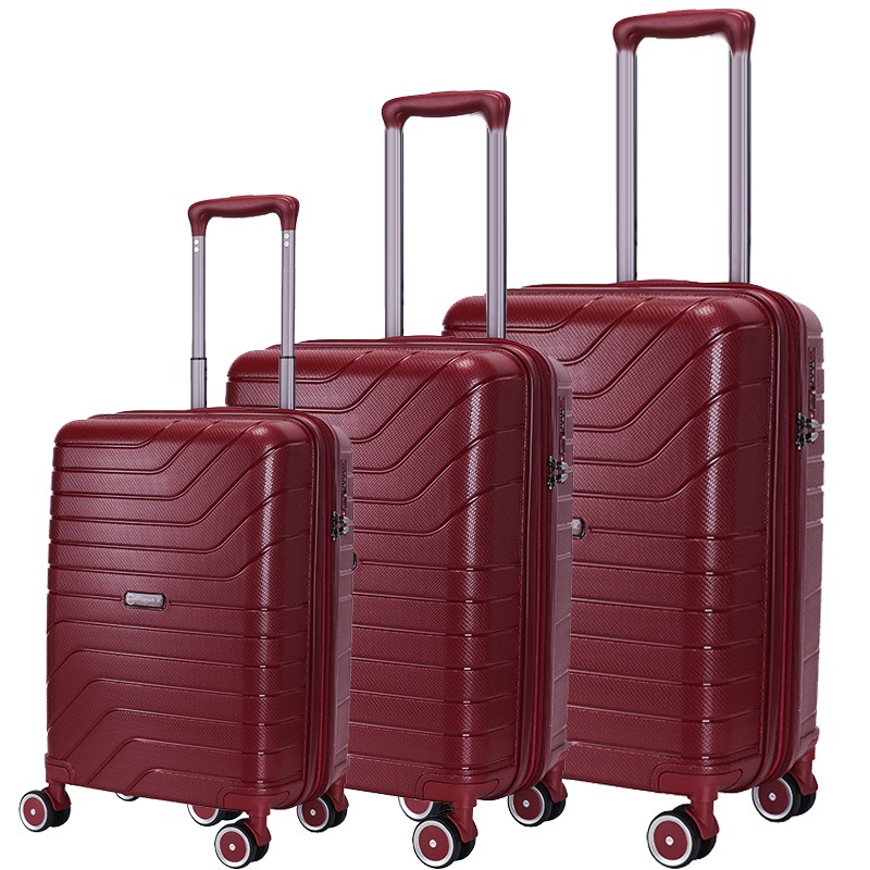 Fashion Matching Color Polypropylene Travel Trolley Luggage Bag with Tsa Lock – Luggage Bag and Trolley-Luggage price