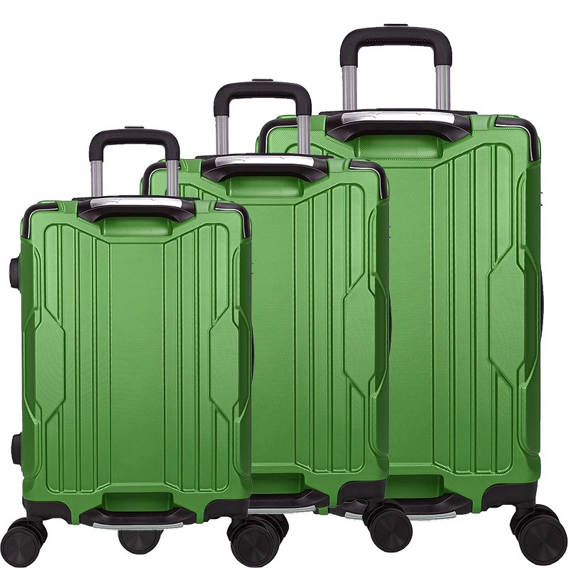 OEM Custom ABS+PVC Trolley Suitcase Set with Aluminum Trolley – Trolley Suitcase Set and Travel Suitcase price
