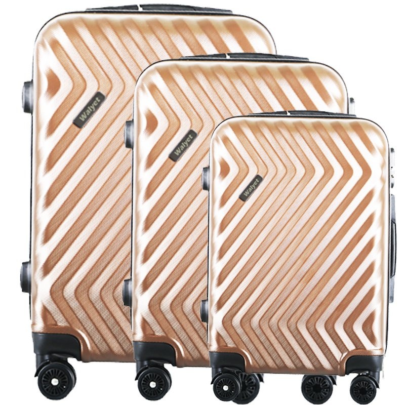 2020 Best Selling Fashioin Factory Price 3-Piece Set ABS Travel Trolley Luggage Suitcase – Suitcase and Travel Luggage price