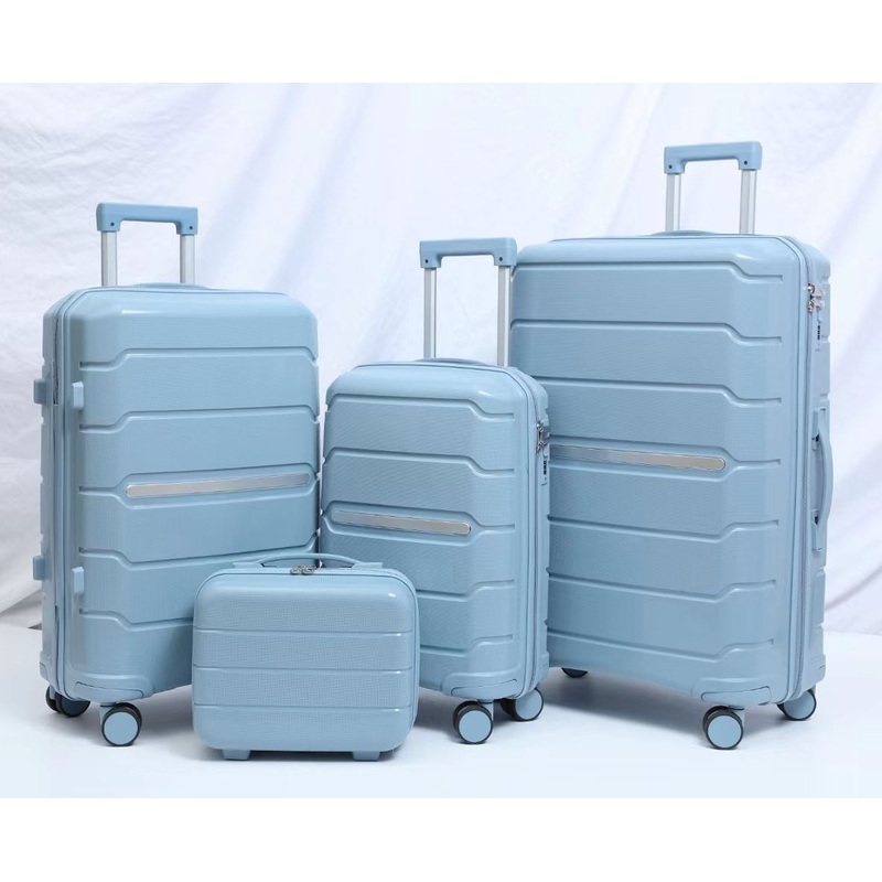 2024 Wholesale Custom PP Waterproof Case Luggage 4wheels Sky Travel Suitcase Hand Trolley Bag Set – Trolley Case and Trolley Luggage price