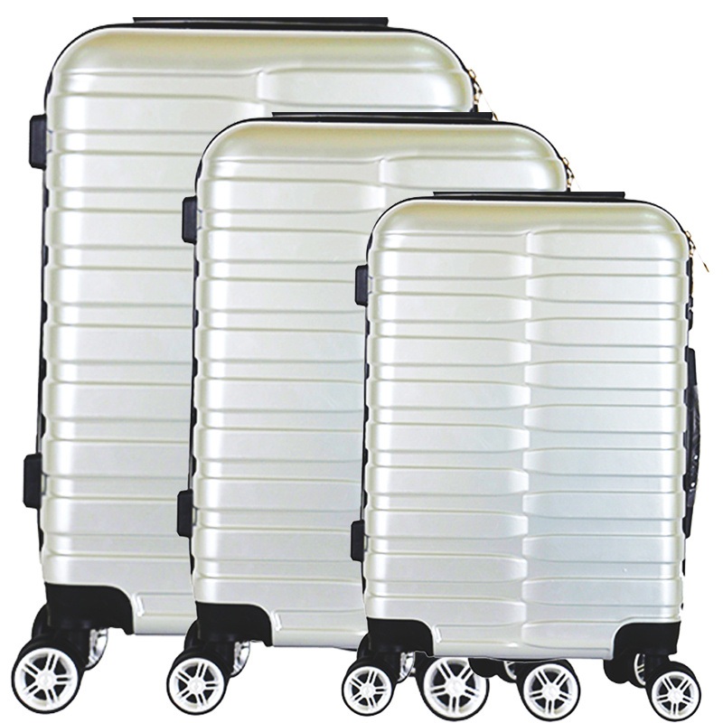 Fashion 3-Piece Set Polycarbonate (PC) + ABS Trolley Travel Luggage Bag – Luggage Bag and Trolley Luggage price