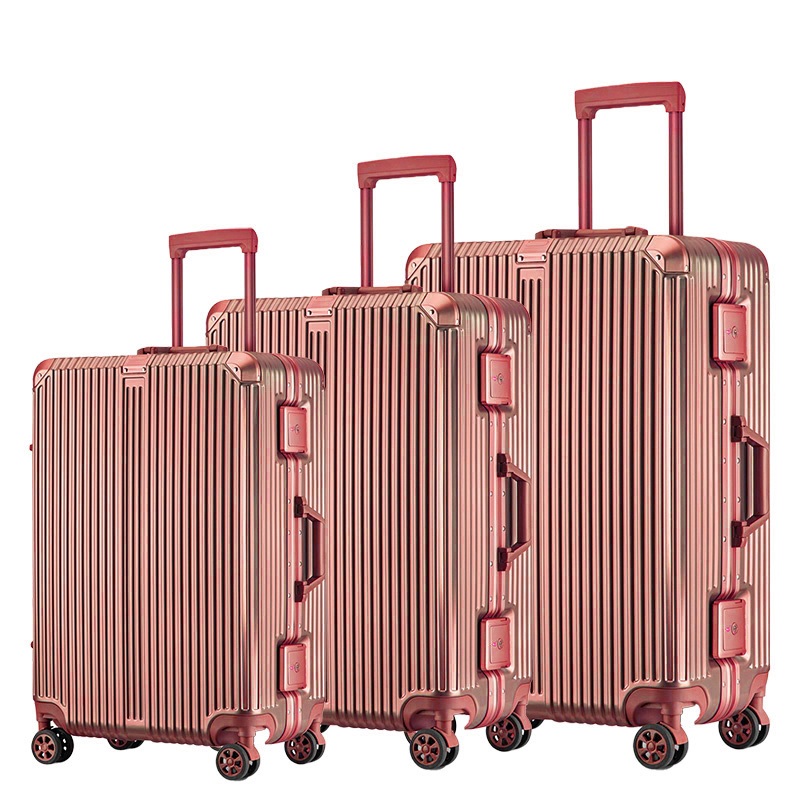High Quality Trolley Travel Suitcase Aluminum Frame Hardside 3 Piece Set Trolley Suitcase & Luggage – Trolley Travel Suitcase and Travel Suitcase price