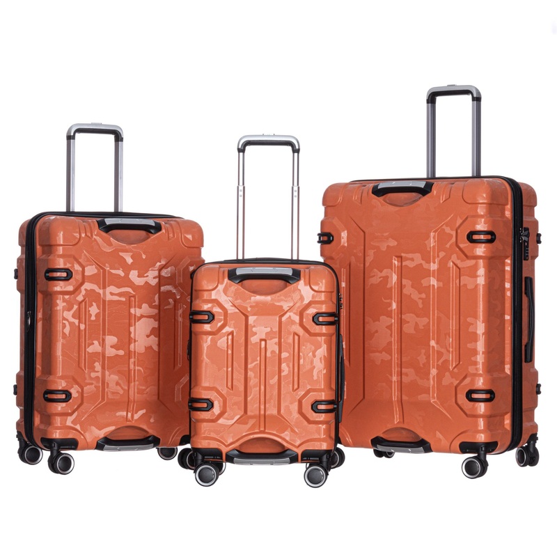 Ready Stock Unisex ABS+PC 3-Piece Nested Suitcase Set 20 24 28 Carry-on Travel with Spinner Caster Packed in Bag – Trolley Suitcase and Trolley Suitcase Maletas price