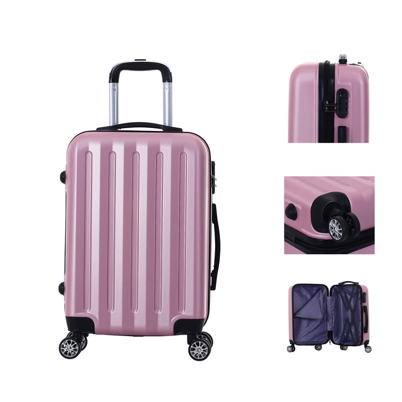 2024 ABS Trolley Suitcase with High Quality 360 Degree Double Spinner Wheels Luggage -Xha150 – Trolley Travel Bags Luggage and Traveling Suitcase Set price