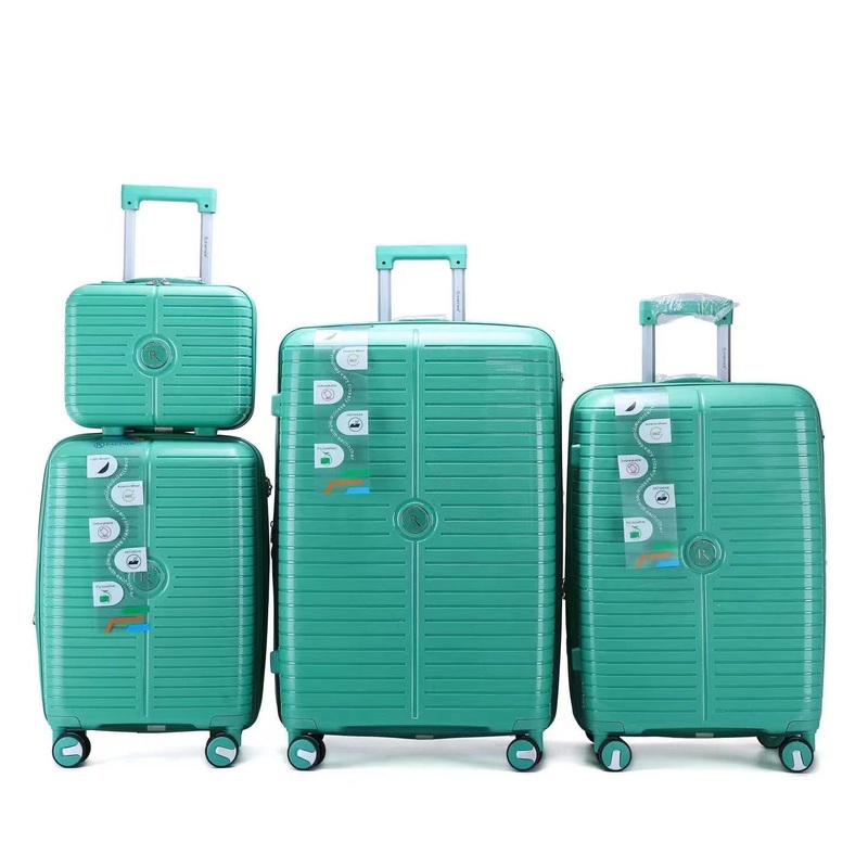 2024 Valijas De Viaje OEM/ODM PP Suit Case 4PC Set PP Hard Shell Carry on Luggage Trolley Sets – Luggage Trolley and PP Luggage price