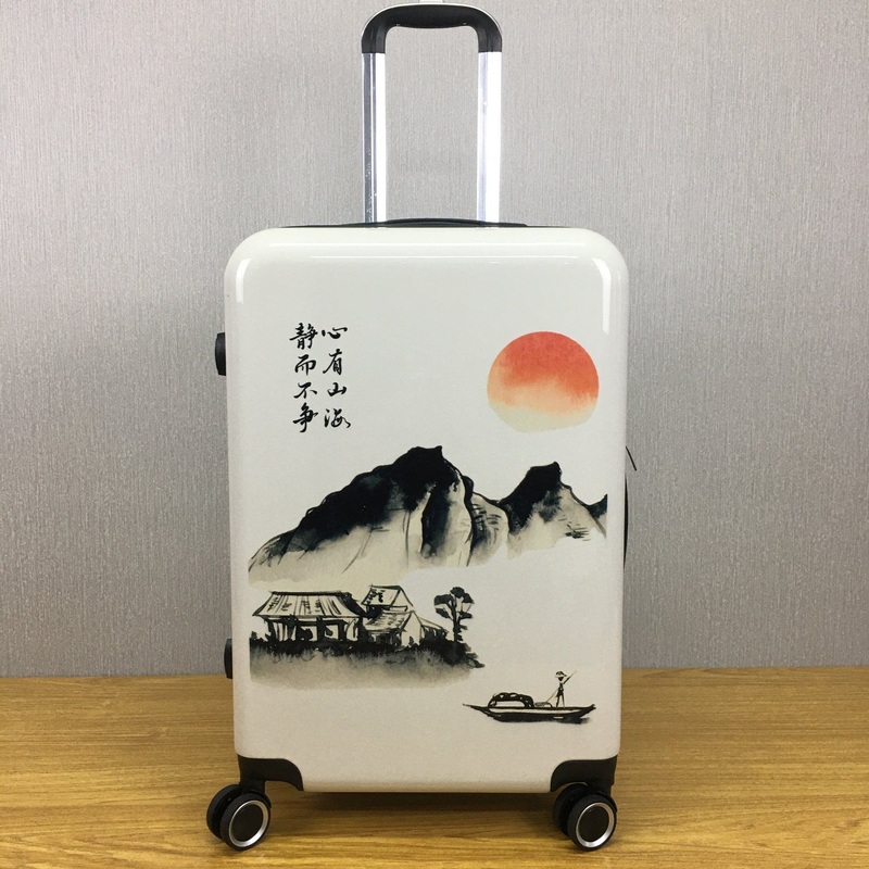 ABS PC Printing Customized Suitcase Travel Luggage Trolley Wholesale Bag – Customized Suitcase and Suitcase price
