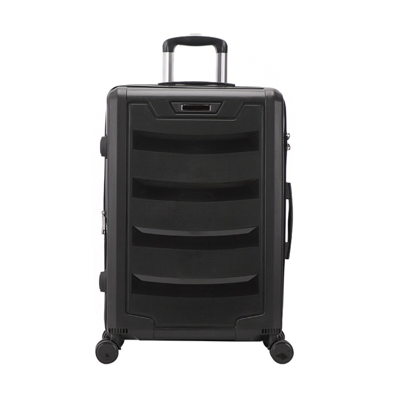 Black 20 Inch Hard PP Suitcase Set with Trolley Handle – Suitcase Set and Suitcase price
