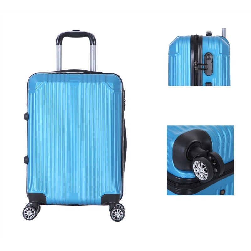 Factory Wholesale New Design Trolley Travel Luggage 3 PCS Set Suitcase -Xha183 – Trolley Travel Bags Luggage and Traveling Suitcase Set price