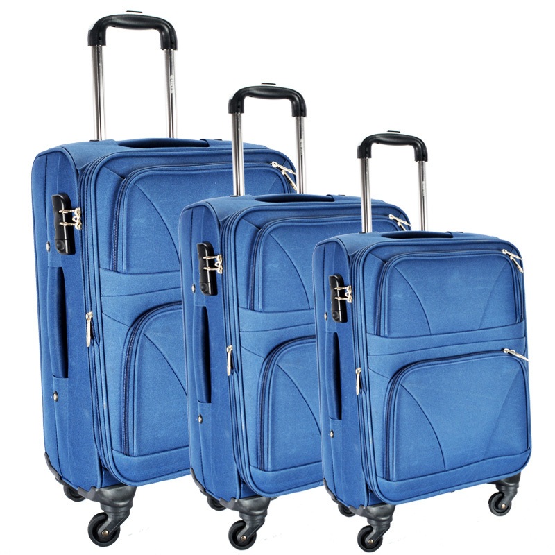 Fashion Aluminum Trolley Soft Travel Trolley Luggage Suitcase of 3 PCS Set – Trolley Luggage and Travel Luggage price