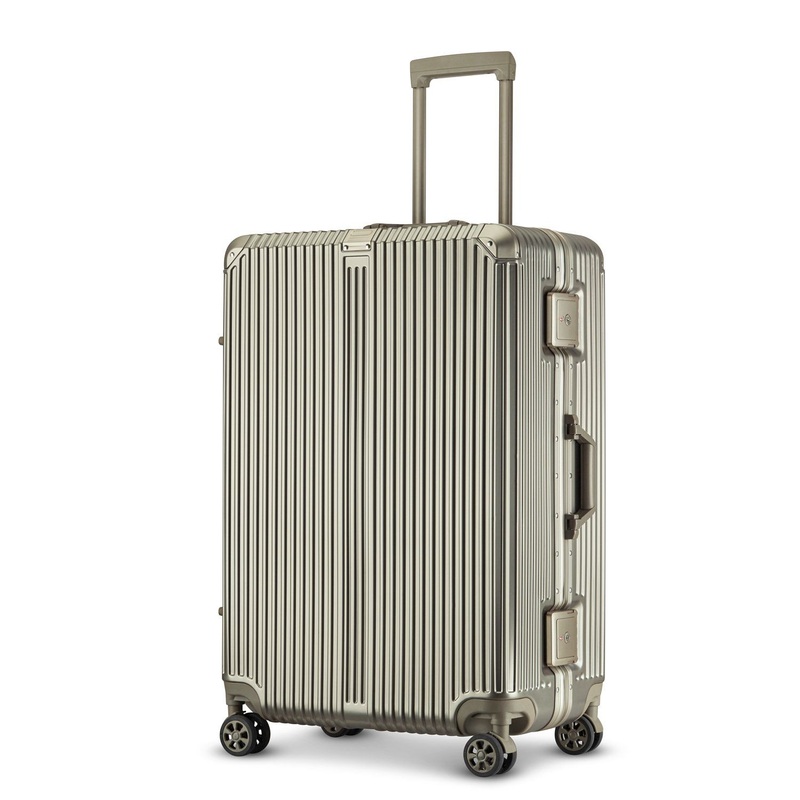 Luxury Aluminum Travel Luggage High Quality Custom Logo Business Suitcase – Aluminum Luggage and Luxury Luggage price