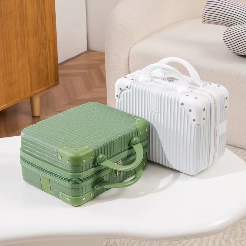 Marksman New Fashion Portable Storage Bag Mini Suitcase 14 Inch Ladies ABS Cosmetic Bags with Handle – Suitcases and Luggage price