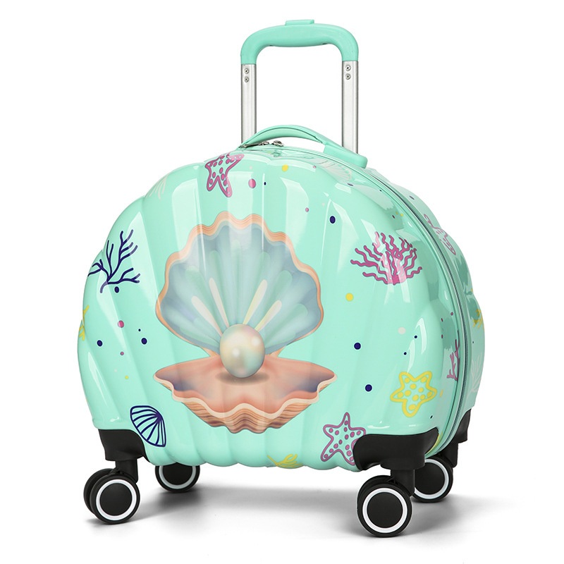 New Design OEM Shell Shape Lightweight Portable Kids Suitcase for Travel – Luggage and Travel Bags Luggage price