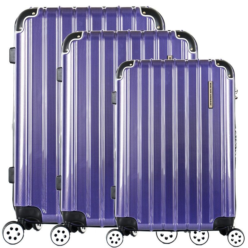 New Fashion Polycarbonate (PC) +ABS Two Tone Glossy Travel Trolley Luggage Case – Trolley Case and Trolley Luggage price