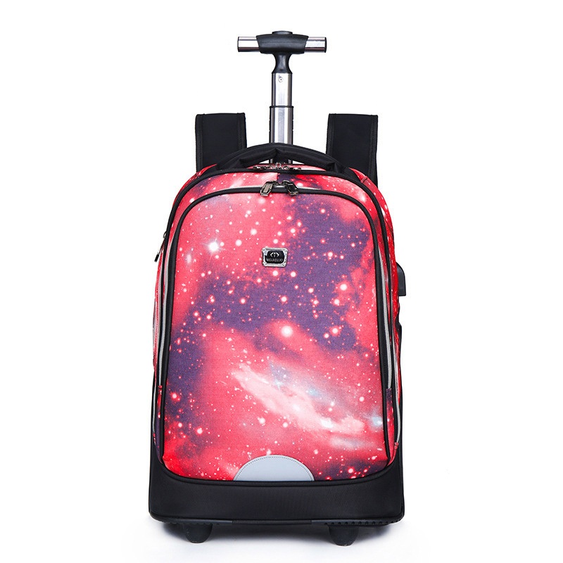 New Printing High Quality Customized Logo Trolley School – Backpack and Trolley Luggage price