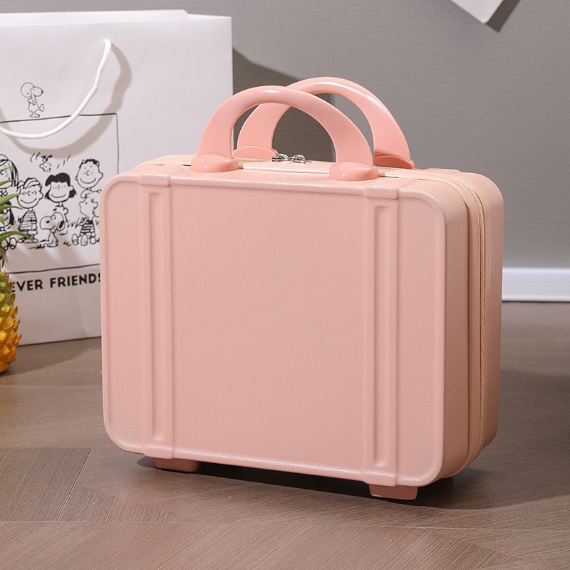 Pink Beauty Case Valise Mini Luggage Organizer Makeup Suitcase for Women – Mini Luggage and Valise price
