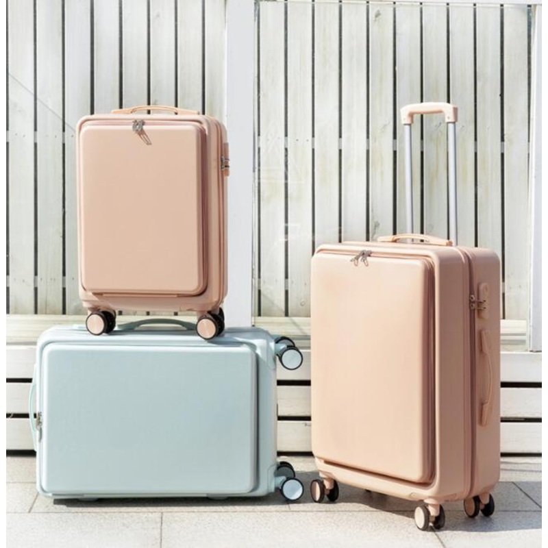 Super High Quality Fashion Low Price ABS+PC Scratch Proof Travel Trolley Luggage with Front Pocket – Travel Trolley Luggage and Luggage with Front Pocket price