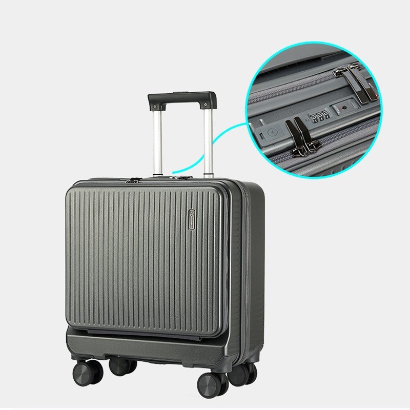 Universal Wheels and USB Charging Port Custom Travel Suitcase Luggage – Suitcase and Stock Luggage price