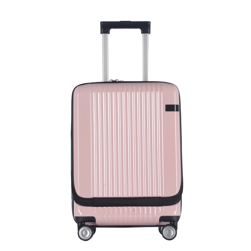 Zipper Design, Front Open, PC Materials with Aluminum Trolley, High Accessories Beat Quality Distribitors, Wholesales – Luggage Sets and Luggage Bag price