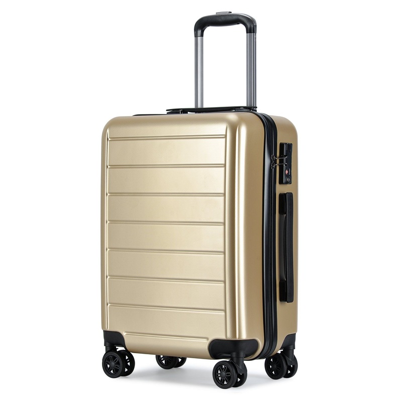 Gold Color 20 Inch Tsa Lock Luggage Suitcase with Double Wheels – Luggage and Suitcase price