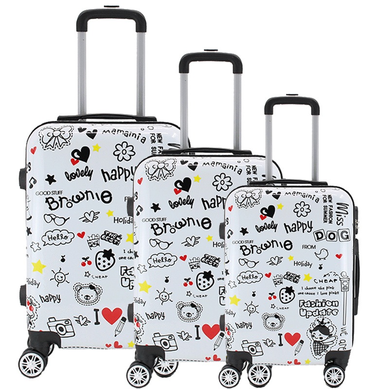 High Quality Factory Price ABS+PC Printing Travel Trolley Luggage Suitcase – Suitcase and Trolley Luggage price