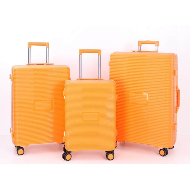 New Arrivals Colorful PP Luggage Sets Aluminum Frame Closure Hard Shell Suitcases with Tsa Lock Spinner Wheels for Travel – Hard Shell Suitcase and PP Luggage price