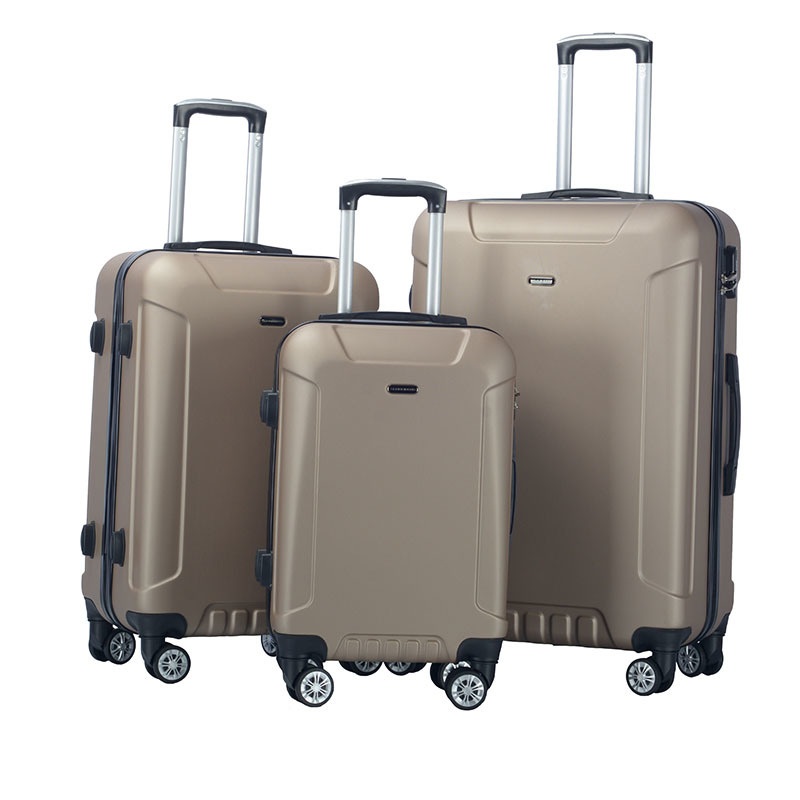 Newest Travel Suitcase ABS+PC Universal Wheel Zipper Trolley Box Combination Lock Luggage Wholesale – Luggage Sets and Luggage Bag price