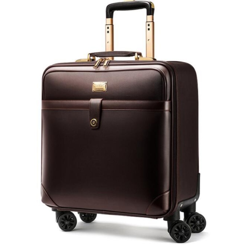 Wholesale Stylish PU Soft Leather 3PCS Travel Bags Sets Luggage – PU Suitcase and Light Weight Luggage price