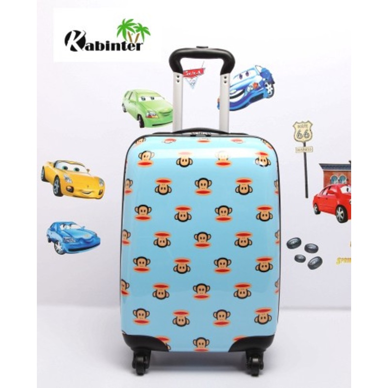 Blue Color Cute Pattern Luggage 18 Travel Bag Hybrid Luggage China Manufactory – Carry on Luggage and Luggage Bag price