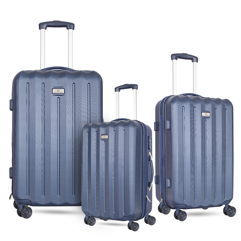 Fashion 20/24/28 Inch 3 Pieces Double Wheel ABS PC Luggage Suitcase Set – PC Luggage and ABS Luggage price