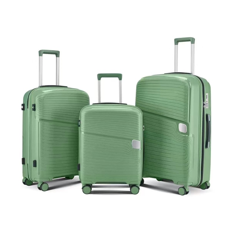 High-Strength Tenacity Polypropylene 3PC Hardside Luggage Set Spinner Wheel Suitcase for Women Men (XHPP017) – Luggage and PP Luggage price
