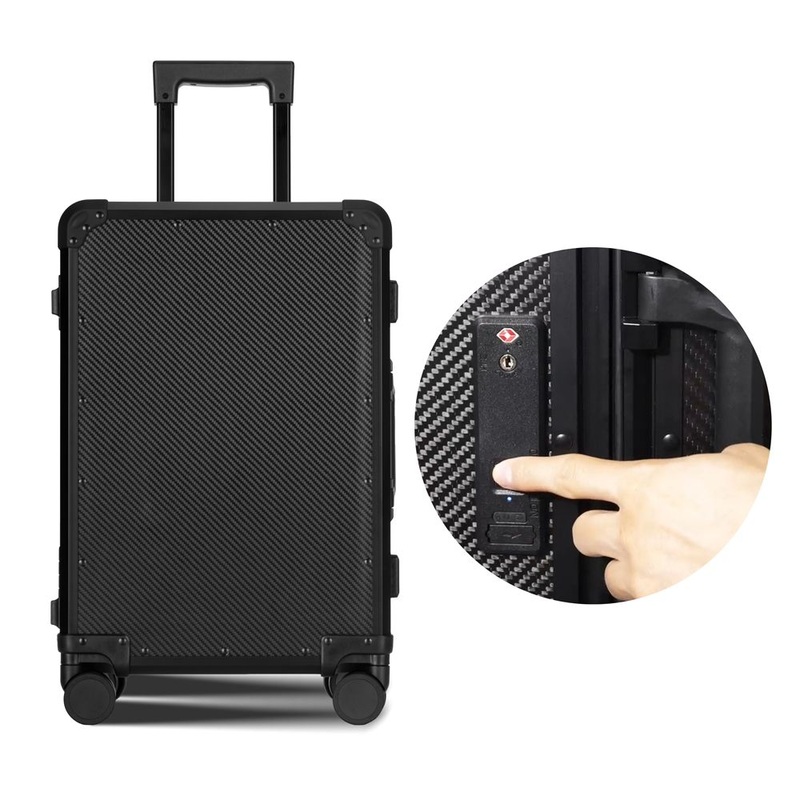 High-Tech Fingerprint Lock Real Carbon Fiber Luggage Carryons Luggage Light Weight and Unbreakable Lifetime Warranty – Fingerprint Lock Luggage and High-Tech Luggage price