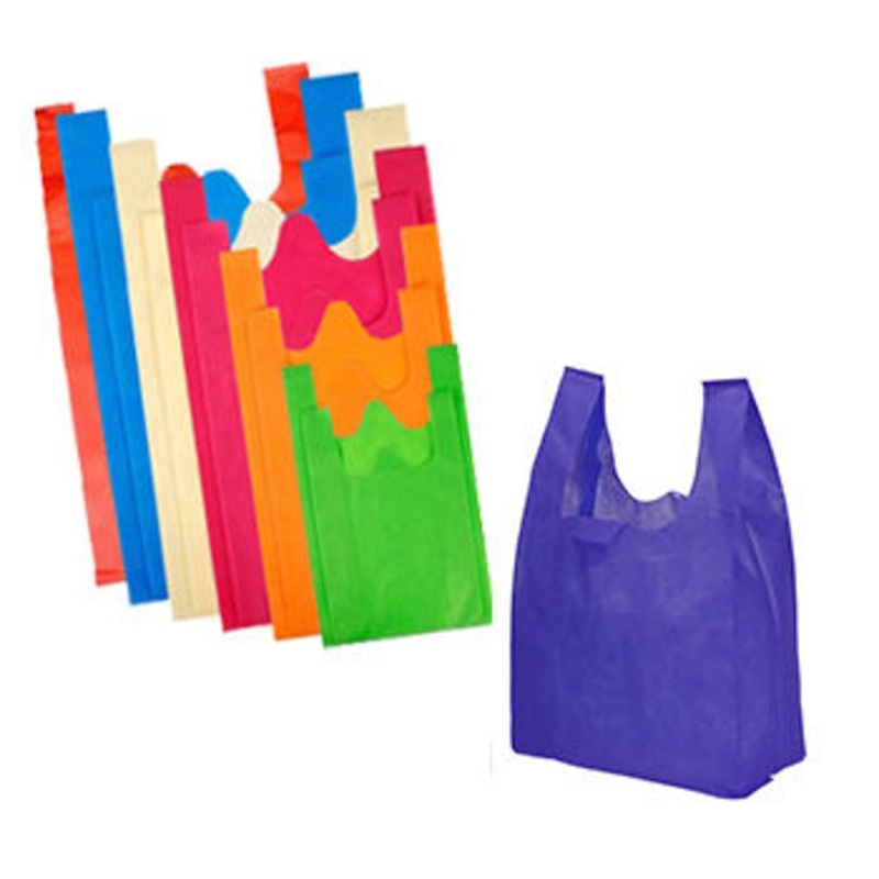 Low Price Wholesale Ecofriendly Reusable Grocery Supermarket Tote Bag Non Woven T Shirt Bag Non-Woven Tote Bag – Hand Bag and Shoulder Bag price