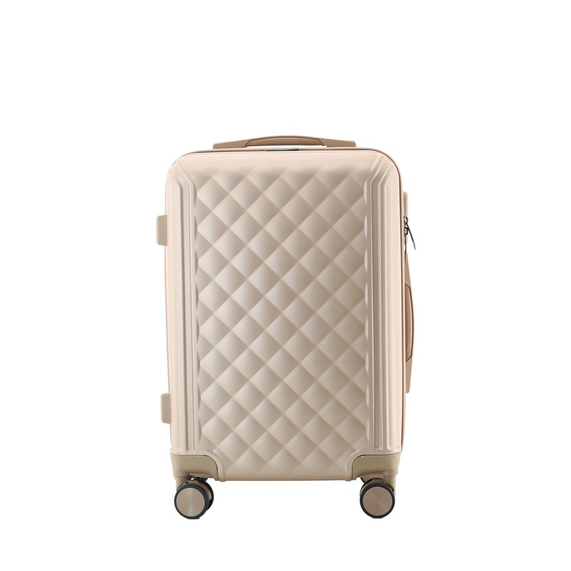 20 Inch Gold Color ABS Luggage with Color Matching Trims – Suitcase and Trolley Bag price