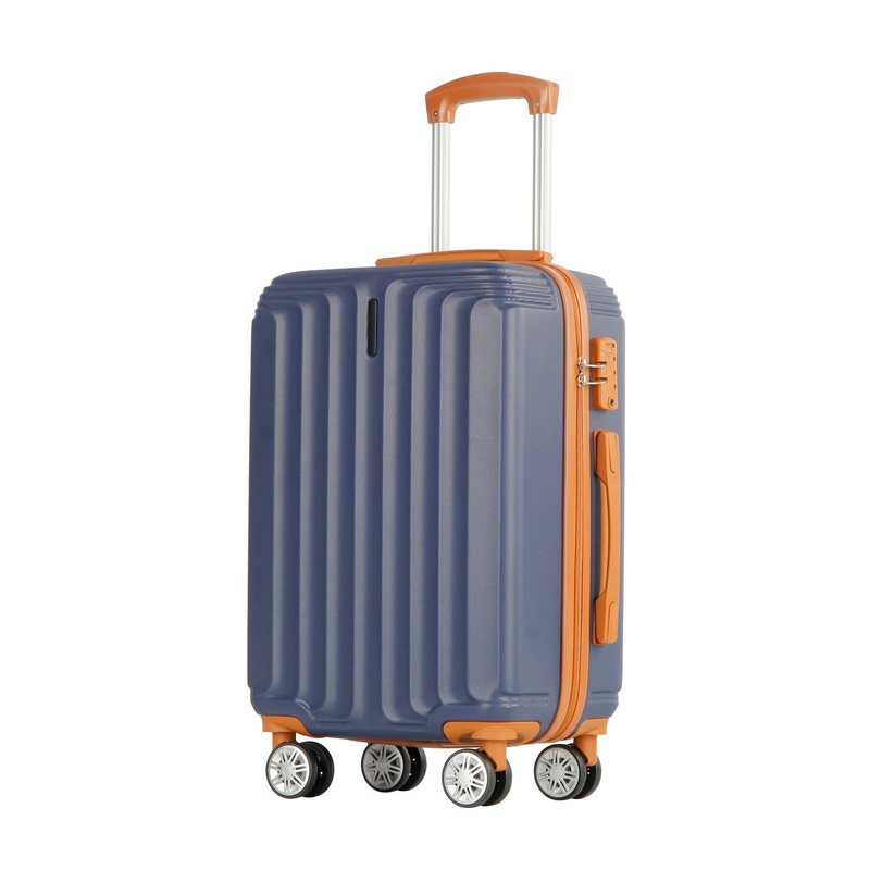 ABS Special Design Brown Luggage Suitcase 360 Degree Spinner Wheel Tsa Lock Brown Plus Grey High Fashion Color – Fashion and ABS price