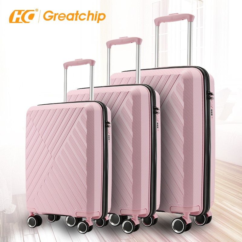 Duirable Factory Price New Design 4 Spinner Wheel PP Suitcase – PP Suitcase and PP Trolley Case price