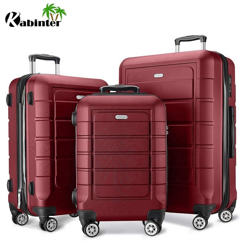 Fashionable Trolley Luggage Set 20/24/28 Suitcases Manufactory Travelling Luggage Bag with Wheels – ABS+PC Luggage and ABS Luggage price