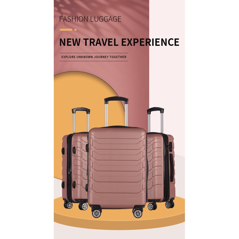 Luggage Sets Basic But Hor Sell in Market Large Capacity Durable Hard Shell in 2023 ABS PC Matertials – Luggage Sets and Luggage Bag price