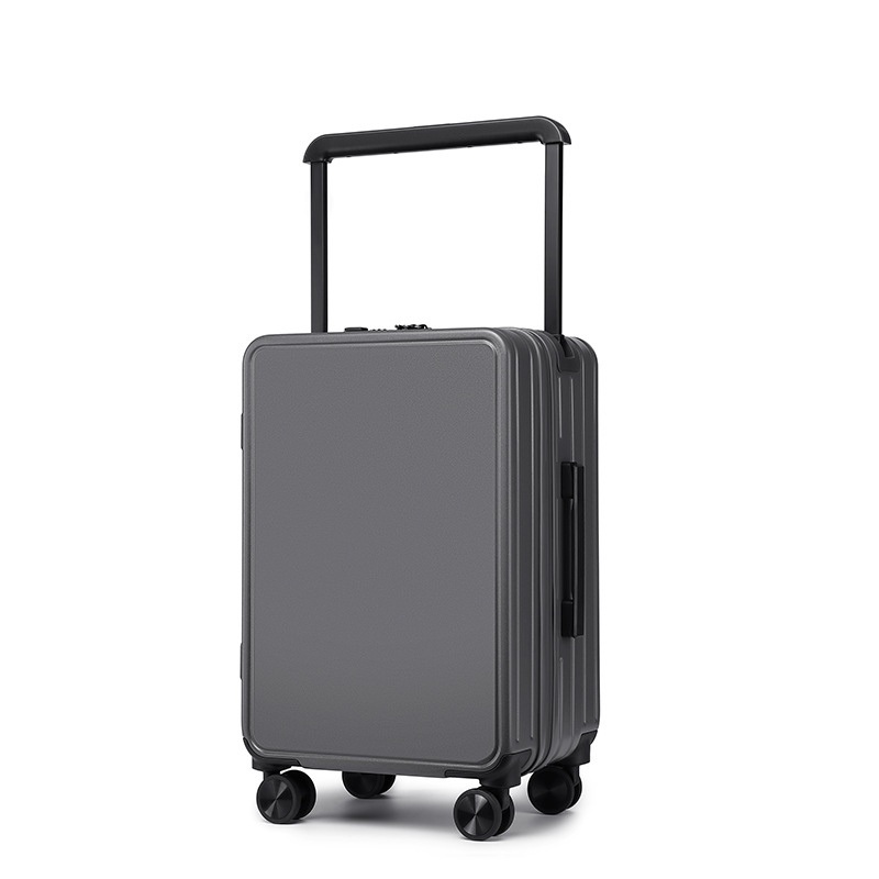 Luxury Wide Trolley Luggage Wholesale Travel Suitcase with Charging Port – Wide Trolley Luggage and Luxury Luggage price