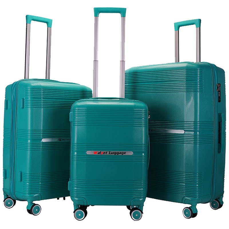 Matching Color 100%PP Travel Trolley Luggage of 3-Piece Set with Embedded Tsa Lock – Trolley Luggage and Travel Luggage price