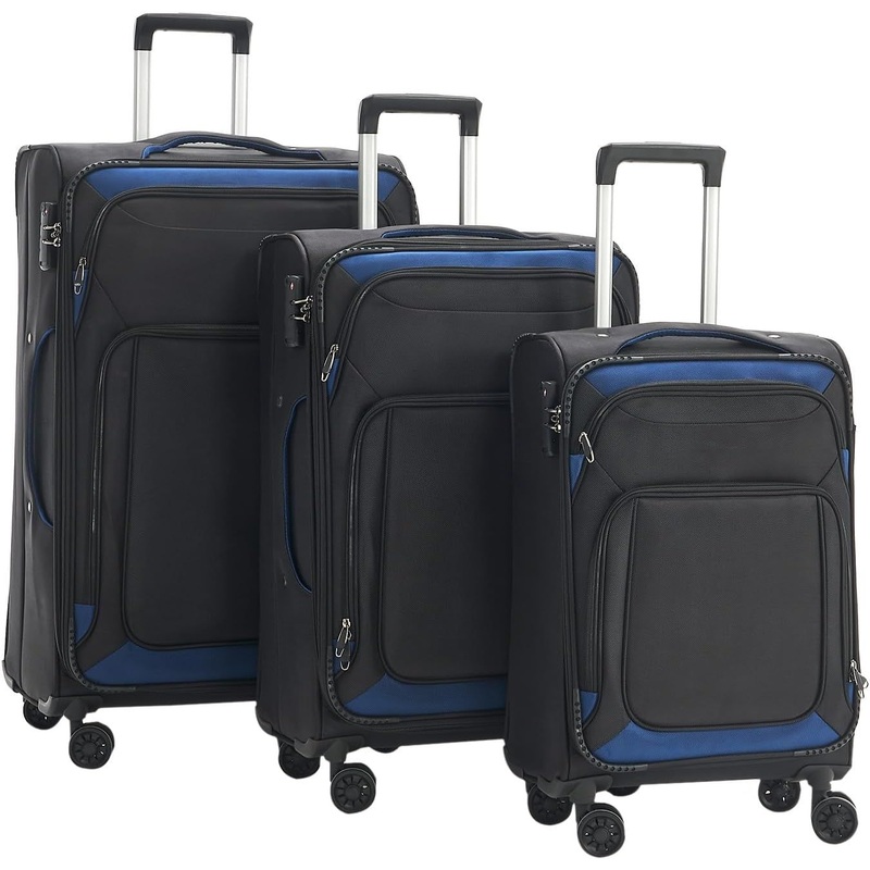 Non-Slip Handle Trolley – Ergonomic Rubber Grip – Luggage Bag Sets and PP Luggage price