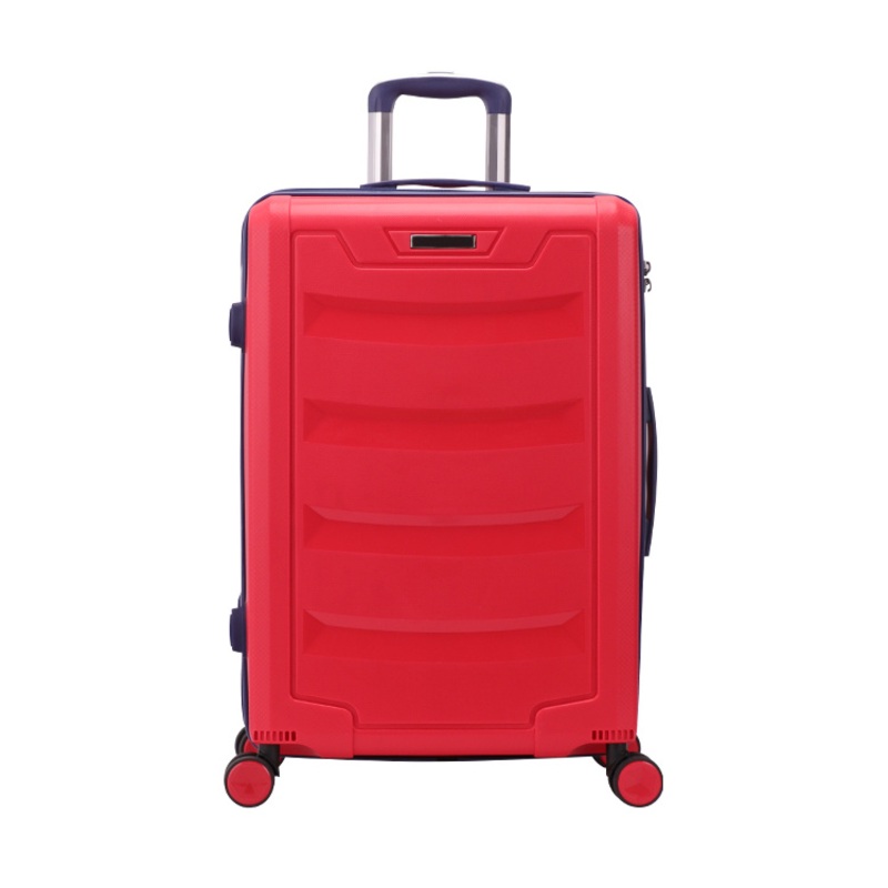 Red PP Trolley Carry on Luggage Suitcase Bag for Travel – Carry on Luggage and Suitcase price