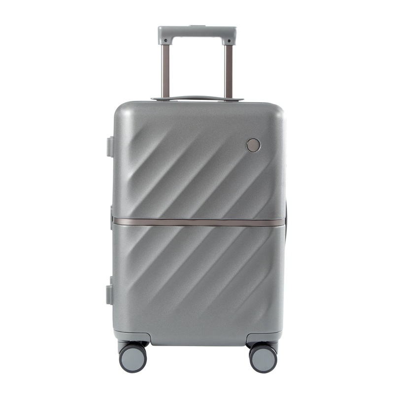 100% PC Luggage Set Plastic Frame Aluminum Trolley Dual Wheels Tsa Lock – Business and PC price