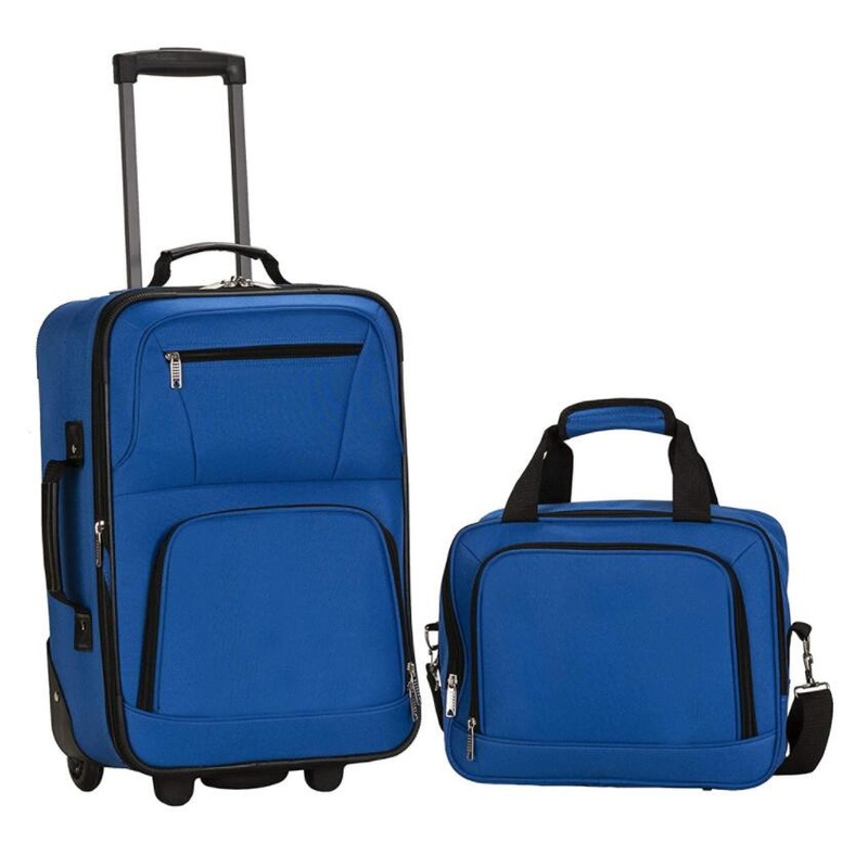 2 PCS 600d 1680d Polyester Soft Luggage Set – Travel Suitcase and Luggage Bag price