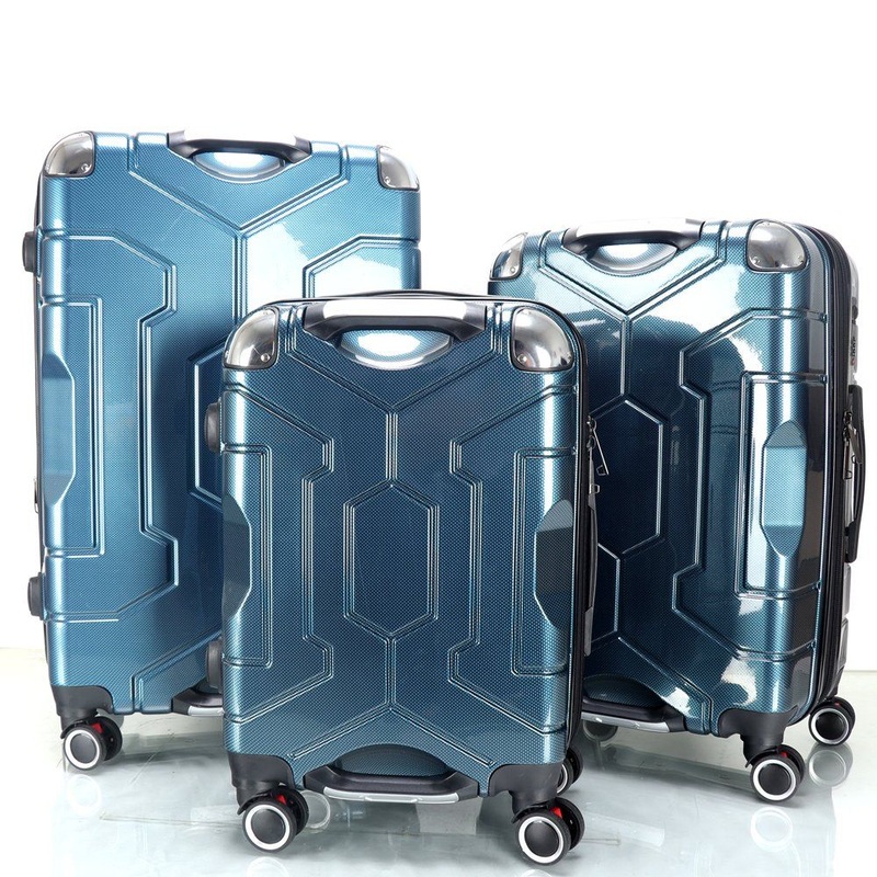 20 24 28 3 Piece Set Suitcase Anti Theft Double Layer Zipper Travel Luggage ABS PVC Lightweight Trolley Expanable Luggage Set Ready Stock – 3 Piece Set Suitcase and Suitcase ABS price