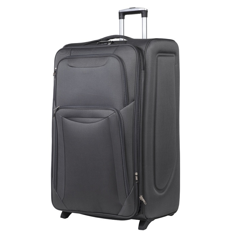 4 PCS Black EVA Cloth Double Zipper Lock Suitcase Set Trolley Luggage – Trolley Luggage and ABS PC Luggage price